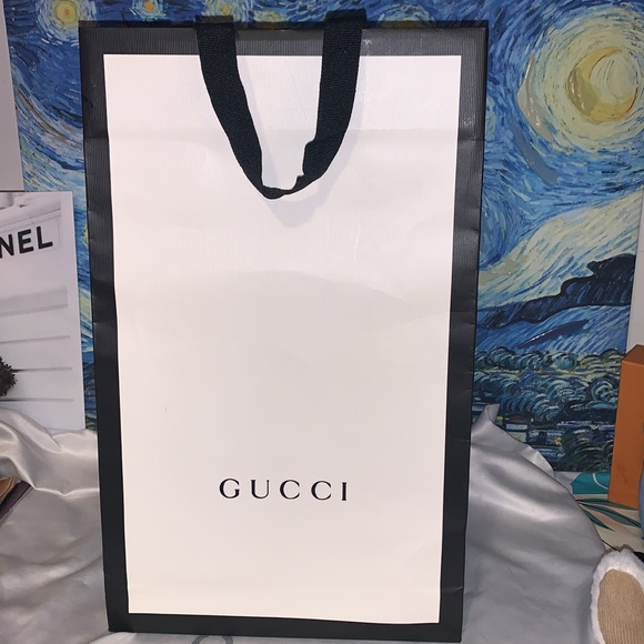 EUC Gucci GG black long bifold wallet with blue interior - Picture 11 of 12